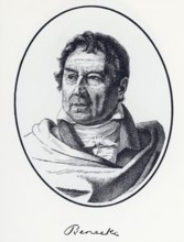 Georg Friedrich Benecke (1762-1844) Etching by Ludwig Grimm, from Könnecke Bilderatlas zur
