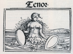 Tenor, the four vocal parts from Öglin's songbook 1512, from Könnecke Bilderatlas zur Geschichte