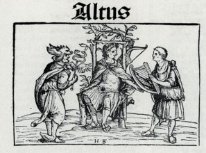Alto, the four vocal parts from Öglin's songbook 1512, from Könnecke Bilderatlas zur Geschichte der