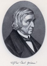 Wilhelm Grimm (1786-1859) after drawing, from Könnecke Bilderatlas zur Geschichte der Deutschen