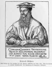 Konrad Geßner (1516-1565) from Könnecke Bilderatlas zur Geschichte der Deutschen Litteratur