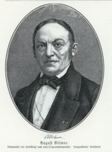 August Vilmar (1800-1867) Litography after photograph, from Könnecke Bilderatlas zur Geschichte der