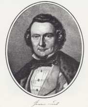 Georg Gottfried Gervinus (1805-1871), after picture by Hermann Eichens, from Könnecke Bilderatlas