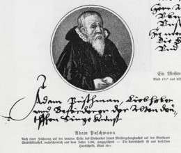 Adam Puschmann (1532-1600) from Könnecke Bilderatlas zur Geschichte der Deutschen Litteratur