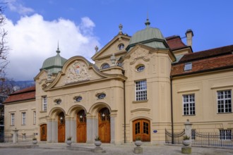 Royal Bavarian spa hotel, Kurviertel, Bad Reichenhall, Upper Bavaria, Bavaria, Germany