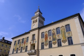 Old Town Hall, Bad Reichenhall, Upper Bavaria, Bavaria, Germany
