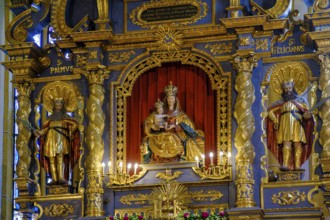 Maria with the Saints Primus and Felicianus, pilgrimage church Maria Wörth, on Lake Lake Wörth,