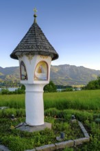 Wayside shrine on Lake Faak, Egger wayside shrine, Egg am Faaker See, Carinthia, Austria