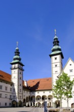 Landhaus Klagenfurt, seat of the Carinthian Parliament, Klagenfurt, Carinthia, Austria