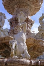 Fountain of Neptune, on the cathedral square, Trento, Trentino, Italy