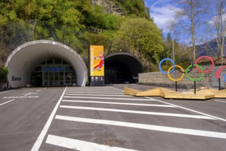 Museum, Il Gallerie, former motorway tunnel, Trento, Trentino, Italy