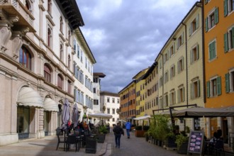 Old town, alleys, Trento, Trentino, Italy