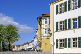 Old town, town square, Furth im Wald, Bavarian Forest, Upper Palatinate, Bavaria, Germany