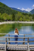 Jasna Lake in Triglav National Park, Kranjska Gora, Upper Carniola, Julian Alps, Slovenia