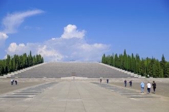 Italy's largest military cemetery, Sacrario di Redipuglia, First World War, Isonzo battles, fascist