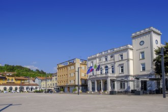 Piazza della Repubblica, Monfalcone, Julian Friuli, Veneto, Italy