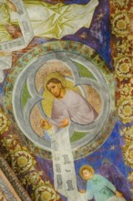 Renaissance frescoes, St. Jakob in Kastelaz, Tramin, Wine Route, South Tyrol, Italy