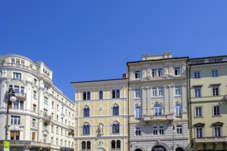 Piazza del Borsa, Trieste, Adriatic Sea, Friuli Venezia Giulia region, Italy