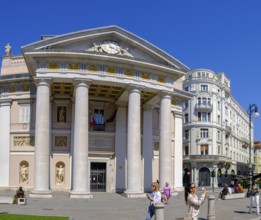 Piazza del Borsa, Trieste, Adriatic Sea, Friuli Venezia Giulia region, Italy