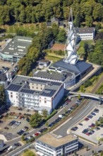 Aerial view, Phänomenta Science Center, Tower at Phänomenta-Weg Technikzentrum Südwestfalen, EGC
