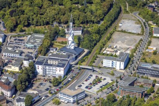 Aerial view, Phänomenta Science Center, Tower at Phänomenta-Weg Technikzentrum Südwestfalen, EGC