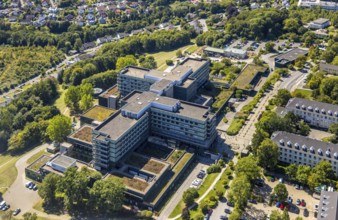 Aerial photo, Klinikum Lüdenscheid Märkische Kliniken, Piepersloh, Lüdenscheid, Sauerland, North