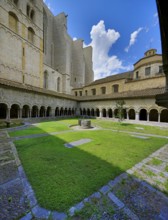 Cloister, Cathedral of Santa Maria of Gerona, Catedral Santa Maria de Girona, Cataluña, Gerona,