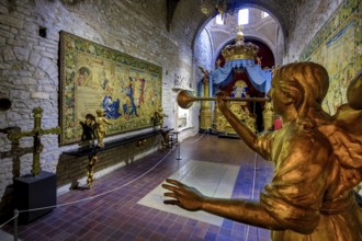 Angel with Fantare, Museu d'Art, Art Museum in the Bishop's Palace, Cathedral of Santa Maria of