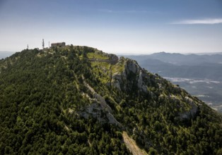 Monastery Mare de Deu del Mont, Monastery of the Mother of God of the Mountain, Beuda, Costa Brava,