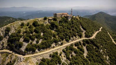 Monastery Mare de Deu del Mont, Monastery of the Mother of God of the Mountain, Beuda, Costa Brava,