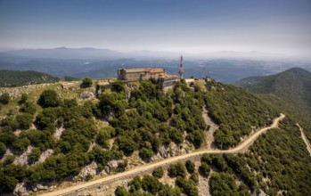 Monastery Mare de Deu del Mont, Monastery of the Mother of God of the Mountain, Beuda, Costa Brava,