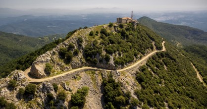Monastery Mare de Deu del Mont, Monastery of the Mother of God of the Mountain, Beuda, Costa Brava,