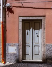 Sardinia, house with picturesque door, Bosa, Europe, Province of Oristano, Italy, old,