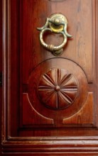 Sardinia, house with picturesque door and decoration, Bosa, Europe, Province of Oristano, Italy,