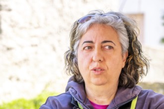Sardinia, Pina Monne, female portrait and artist, Tinnura, Europe, Province of Oristano, Italy,