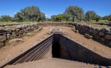 Sardinia, Roman baths and thermal baths, archaeological site, Paulilatino, Europe, Province of