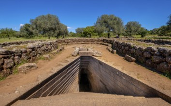 Sardinia, Roman baths and thermal baths, archaeological site, Paulilatino, Europe, Province of