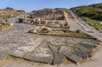 Sardinia, Sinis Peninsula and historical ruins, Area archeologica di Tharros Archaeological Museum,