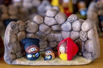 Sardinia, exhibition of artistic, self-made figures, Paulilatino, Europe, Province of Oristano,