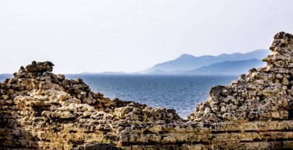Sardinia, Sinis Peninsula and historical ruins, Area archeologica di Tharros Archaeological Museum,