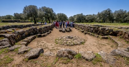 Sardinia, Roman baths and thermal baths, archaeological site, Paulilatino, Europe, Province of