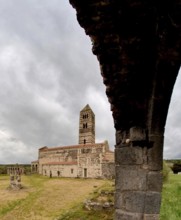 Sardinia, The Abbey Church of Santissima TrinitÃƒÂ di Saccargia, Romanesque church, Codrongianos,