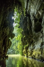 Caves of the Indios, Cueva del Indio, underground caves with a watercourse river open to tourists,