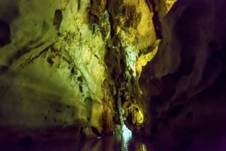 Caves of the Indios, Cueva del Indio, underground caves with a watercourse river open to tourists,