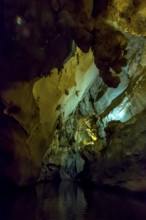 Caves of the Indios, Cueva del Indio, underground caves with a watercourse river open to tourists,