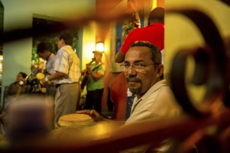 Musician in one of the many music bars and music restaurants in Havana, Havana, La Habana, Cuba,