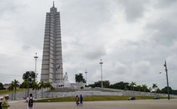 Monumento a Jose Marti at the Square of the Revolution, La Habana, Havana, Cuba, Cuba, Europe,