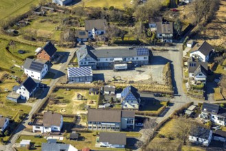 Aerial view, event location, Sauerlandtheater Hillmicke, Christophorusstraße 11-13, Hillmicke,