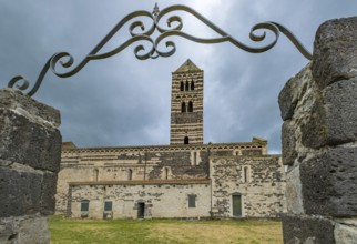 Sardinia, Santissima TrinitÃƒÂ di Saccargia, Romanesque church, Codrongianos, Europe, Province of
