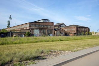 GdaÅsk, old shipyard halls, Gdansk, Baltic Sea coast, Baltic Sea, pomorskie, Pomeranian